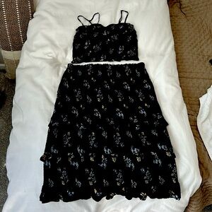 Floral Abercrombie Matching Skirt set